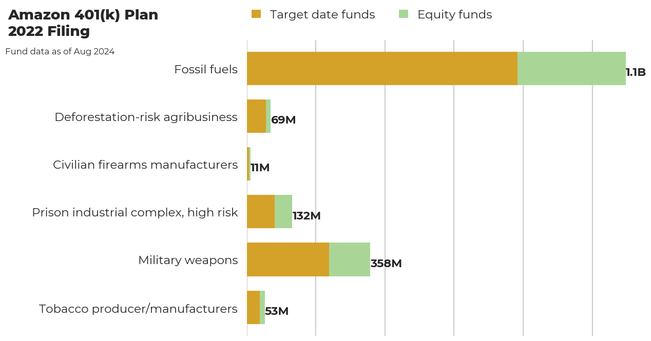 Amazon 401(k) Plan flagged investments